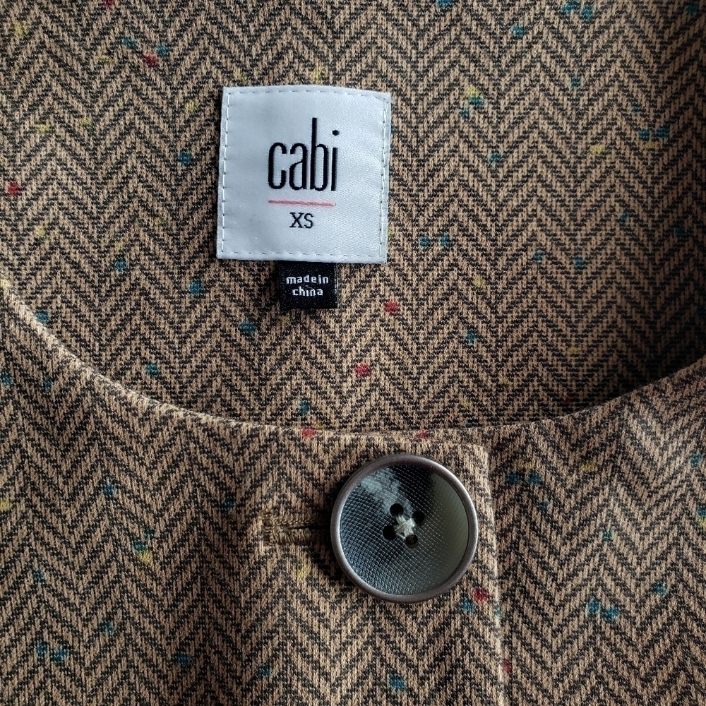 šCabi 3170 Herringbone Fleck Penny Blazer, Size XS - Picture 13 of 14